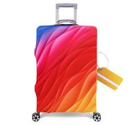 OrgaWise Housse Valise et Étiquette Hauteur des bagages adaptée 72-80CM Luggage Cover de Elastique Housse de Protection pour Valise (Couleur,XL (29"-32"))