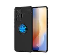 ORGCIUFB Coque de protection pour Vivo X50 Pro, coque pour Vivo X51 5G, coque en TPU souple, résistante aux chocs, anneau magnétique rotatif en métal, béquille, dissipation de la chaleur, anti-chute