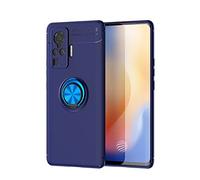 ORGCIUFB Coque de protection pour Vivo X50 Pro, coque pour Vivo X51 5G, coque en TPU souple, résistante aux chocs, anneau magnétique rotatif en métal, béquille, dissipation de la chaleur, anti-chute