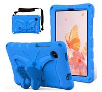 ORGCIUFB Étui for Tablette Honor Pad X7 8,7 Pouces Sortie en 2025, léger, Robuste, résistant aux Chocs, Coque de Protection avec bandoulière, Joli Papillon for Enfants Filles(Blu)