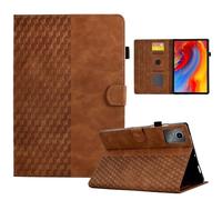 ORGCIUFB Étui portefeuille fin en cuir de qualité supérieure avec support pliable et mise en veille automatique pour Lenovo Tab M11 TB330FU/Lenovo Xiaoxin Pad 2024 TB331FC Marron