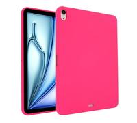 ORGCIUFB Étui pour tablette Honor Pad X8a 11" sorti en 2024 - Design souple - En TPU mat - Fine et légère - Coque intelligente en silicone (rose rouge)