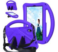 ORGCIUFB for Walmart onn 7" Gen 5 2026 Model Case Kids Case Lightweight EVA Tablet Cover with Adjustable Strap, Shockproof Handle & Kickstand for Children, Portable Protective Shell(Purper)