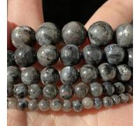 ORGEFY Perles en Pierre 4-10 mm œil de Tigre Turquoise Agate Perles d'espacement Rondes en Vrac pour la Fabrication de Bijoux Accessoires de Bracelet DIY - Labradorite - 10 mm Environ 37 pièces