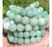 ORGEFY Perles Rondes à facettes en Jade et calcédoine, Rubis, pour la Fabrication de Bijoux, Bracelets Faits Main, 4/6/8/10/12 mm, Jade Birman, 12 mm, 29 à 30 pièces