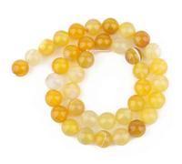 ORGEFY Perles Rondes Lisses en Jade Birman Vert AA 6/8/10/12 mm pour la Fabrication de Bijoux et de Bracelets, 38 cm, 12 mm, Environ 28 pièces