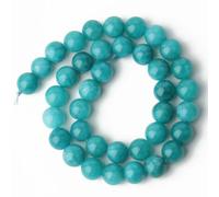 ORGEFY Perles Rondes Lisses en Jade Vert Birman AA 6/8/10/12 mm pour la Fabrication de Bijoux et de Bracelets, 38 cm, Environ 36 pièces.