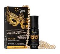 Orgie - Collier de perles érotiques avec gel de massage 30ml
