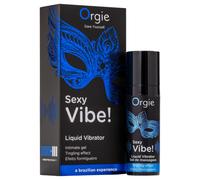 Orgie Lubrifiant Sexy Vibe – Effet vibration piquant pour couples – Clair 15 ml