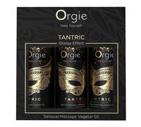 Orgie Coffret huiles de massage Tantric Mini Size 3 parfums sensuels Hydratation 3 x 30 ml