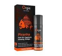 Orgie Piranha Power Cream Enhancer Erection Enhancer for Men Effet Chaleur et Stimulation Intensive Niveau 9 15 ml