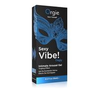 Orgie Lubrifiant Sexy Vibe – Effet vibration piquant pour couples – Clair 15 ml