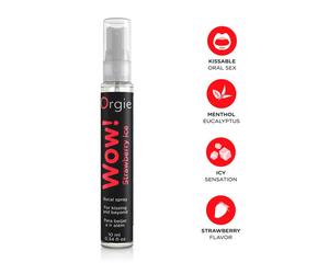 Orgie Wow Strawberry Ice Bucal Spray 10 ml