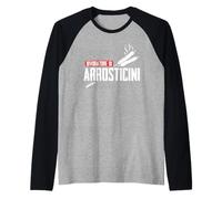 Orgoglio Abruzzese Frase Divertente Arrosticini Manche Raglan