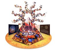 Orgone Set de cristaux de guérison Pyramide, signe du zodiaque, pierre de naissance de compagnon, pour l'astrologie, l'aura, l'énergie positive, la méditation, l'attraction de la richesse.(Gémeaux)