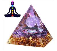 Orgonite Pyramide, Pyramide de guérison, Cristal Pyramide, Pyramide d'Orgonite, Pyramide d'Orgonite De Cristal, pour l'Équilibrage des Chakras, Le Yoga, La Table Et La Décoration Intérieure