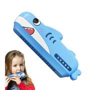 Orgue buccal pour | Harmonica en forme de requin de dessin animé, lavable, multifonctionnel, jeux d'apprentissage préscolaire, éducatifs musicaux pour filles et