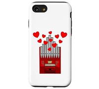 Orgue d'église Saint-Valentin Organiste Mariage Coque pour iPhone SE (2020) / 7 / 8