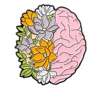 Orgue floral Épinglettes émaillées Cerveau Poumon Intestin Estomac Épinglettes Épinglettes Dessin animé Plant Cadeau pour enfants Amis Épingles émaillées Mignon Drôle Adulte Métal Broche pour b