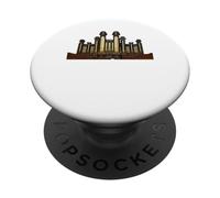 Orgue Tabernacle Mormon Salt Lake City Heritage PopSockets PopGrip Adhésif
