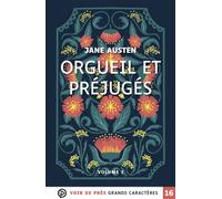 Orgueil et prejuges (2 volumes) Grands caractères, édition accessible pour les malvoyants - Jane Austen - Voir De Pres - broché - Roman