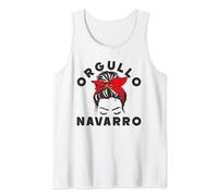 Orgullo Bandeau pour chignon Navarro Drapeau de la Navarre Débardeur