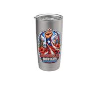 Orgullo Boricua Siempre Porto Rico Gobelet isotherme en acier inoxydable double paroi