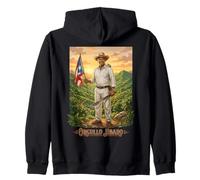 Orgullo Jíbaro Puerto Rico Flag Coqui Heritage Sweat à Capuche