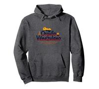 Orgullo Venezulano Symbole Patriotique pour Les citoyens Fiers Sweat à Capuche, Unisexe pour Adultes, Chiné Foncé, S