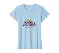 Orgullo Venezulano Symbole Patriotique pour Les citoyens Fiers T-Shirt, Femme, Bleu Céleste, L