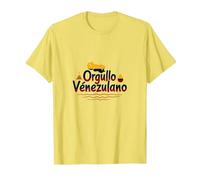 Orgullo Venezulano Symbole Patriotique pour Les citoyens Fiers T-Shirt, Homme, Citron, 3XL