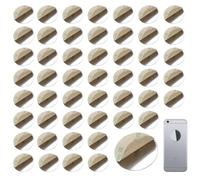 ORGYAML 50 Pcs Plaques Métalliques Fines, Plaques Métal Adhésives Rond en Fer, Plaque Métallique Autocollante Utilisation Multiple pour Support de Téléphone Magnétique