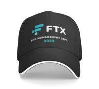 ORHFHVW Casquette de Baseball | FTX Risk Management Department Chapeau Homme Casquette Personnalisée de Luxe Femme Cadeau d’Anniversaire pour Homme