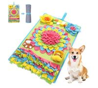 ORIA Tapis à Renifler pour Chien, Tapis d'apprentissage de Alimentation Lente et Odeur, Jouet Antidérapant et Lavable pour Chiens, Tapis d'alimentation Durable pour Chiots de Grande et Moyenne Taille