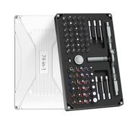 ORIA Tournevis à Cliquet 74 en 1, Kit Tournevis Magnétique de Précision, Embouts S2 Code Couleur, Kit Réparation Précision pour Sonnettes, Montres, PC, Appareils électroniques et Bricolage