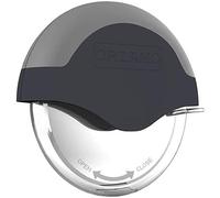 Oriamo Roulette à pizza en matériaux de qualité supérieure avec poignée ovale pour une prise en main confortable et protection des doigts (noir)