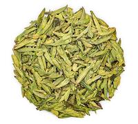 Oriarm 100g / 3.53oz Mingqian Longjing Feuilles de Thé Vert Chinois - Xihu Long Jing Dragonwell Green Tea Loose Leaf - Chinese Dragon Well Tea Leaves