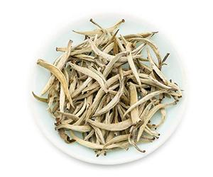 Oriarm 100g / 3.53oz Yunnan Silver Needle Tea - Baihao Yinzhen Thé Blanc Chinois - Silver Tips Imperial Tea Loose Leaf - Caffeine Level Low