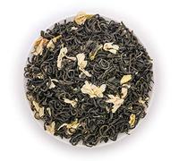 oriarmcha Thé vert au jasmin Bi Tan Piao Xue Yuqian 3rd Grade - Thé chinois Mao Feng en vrac avec fleurs de jasmin - Naturellement cultivé en haute montagne - Sac refermable Ziplock 500g