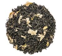 oriarmcha Thé vert au jasmin Bi Tan Piao Xue Yuqian 3rd Grade - Thé chinois Mao Feng en vrac avec fleurs de jasmin - Naturellement cultivé en haute montagne - Sac refermable Ziplock 100g