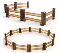 Oriate Clôtures Magnétiques pour Animaux de Ferme, 18 pièces Clôtures Magnétiques Compatibles avec Jardin Ferme Zoo Dinosaures, Accessoires de Construction Magnétique pour Enfants pour Enclos et Blocs