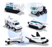 Oriate Ensemble Cadeau 6 pièces pour Explorer Le Vaisseau Spatial, fusée, Vaisseau Spatial, sonde Spatiale, Mini Flotte Spatiale de Laboratoire Mobile pour garçons et Filles de 3 Ans et Plus Cadeaux