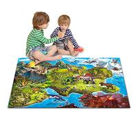 Oriate Tapis de jeu pour enfants,Jouet de rêve,Motif dinosaures,Interaction parent-enfant,Enseignement cognitif,Apprenez et amusez-vous à jouer avec les jouets dinosaures de la collection 552-D
