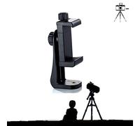 ORIbox Adaptateur de trépied pour téléphone Portable, Compatible avec iPhone, Samsung, et Tous Les téléphones, Rotation Verticale et Horizontale, Pince réglable