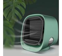 Oribreeze Climatiseur, refroidisseur d'air Oribreeze, climatiseurs portables Ori Breeze avec veilleuse, refroidisseur d'air personnel anti-fuite à 3 vitesses for voiture, camping, bureau(Green)