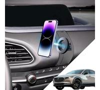 oricarmes Mazda CX30 Support de téléphone cx-30 pour support de téléphone magnétique MagSafe pour Mazda Cx30 2024, support de téléphone Cx30 2019 à aujourd'hui, compatible avec tous les téléphones