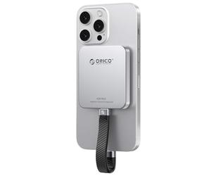 ORICO 1To Disque SSD Externe Magnétique, 4K ProRes HDR Enregistrement, jusqu'à 2000 Mo/s, Seulement Compatible avec iPhone 15/16 Série, Ordinateur avec Type C Port K20Mini