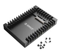 ORICO 2,5'' à 3,5'' Adaptateur de Montage pour Disque Dur SATA HHD/SSD supporto 2,5 Pouces 7/9,5/12,5 mm - Noir
