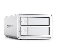ORICO 2 Baies Raid Boîtier Disque Dur Externe SATA HDD/SSD 2,5/3,5" jusqu'à 2 x 22 to, Station USB 3.0 Type B, Raid 0/1/PM