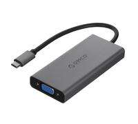 Orico 5-in-1 Adapter Hub, Hdmi 4k + Usb 3.0 + Vga + Aux + Usb-c Pd 60